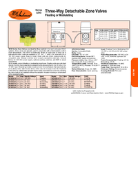 Thumbnail of document Data Sheet - Series 3ZV2 HVAC Zone Vavles